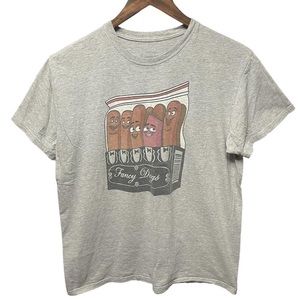 sausage party fancy dogs graphic short sleeve crewneck movie Promotion T-shirt
